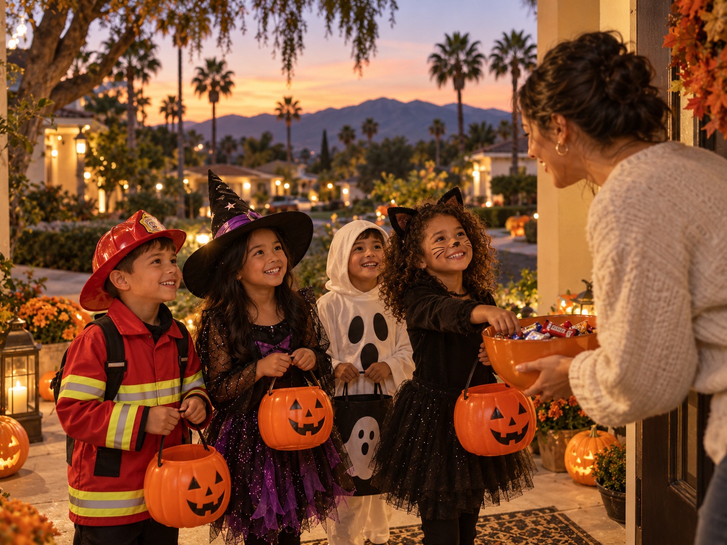 Trick or Treating in the San Fernando Valley