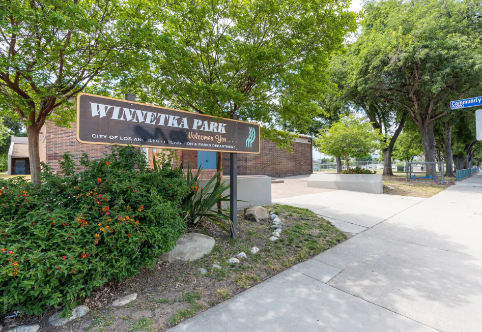 Winnetka neighborhood view