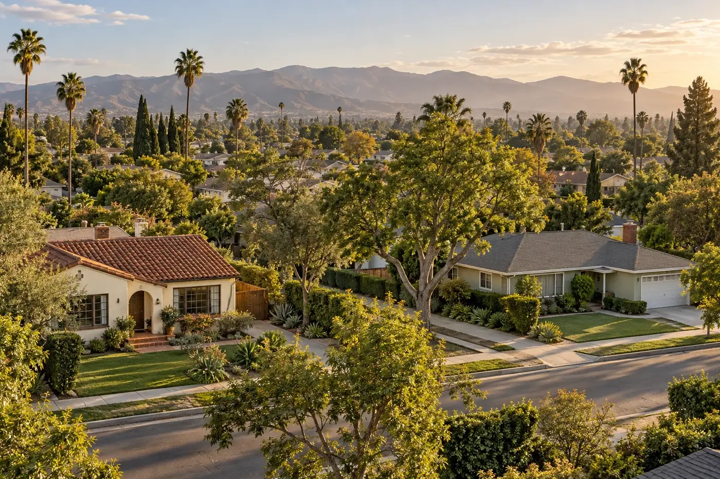 Residential property and neighborhood setting