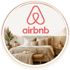 Airbnb, furnished bedroom
