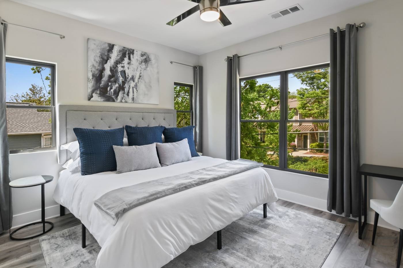 The Red Door bedroom design