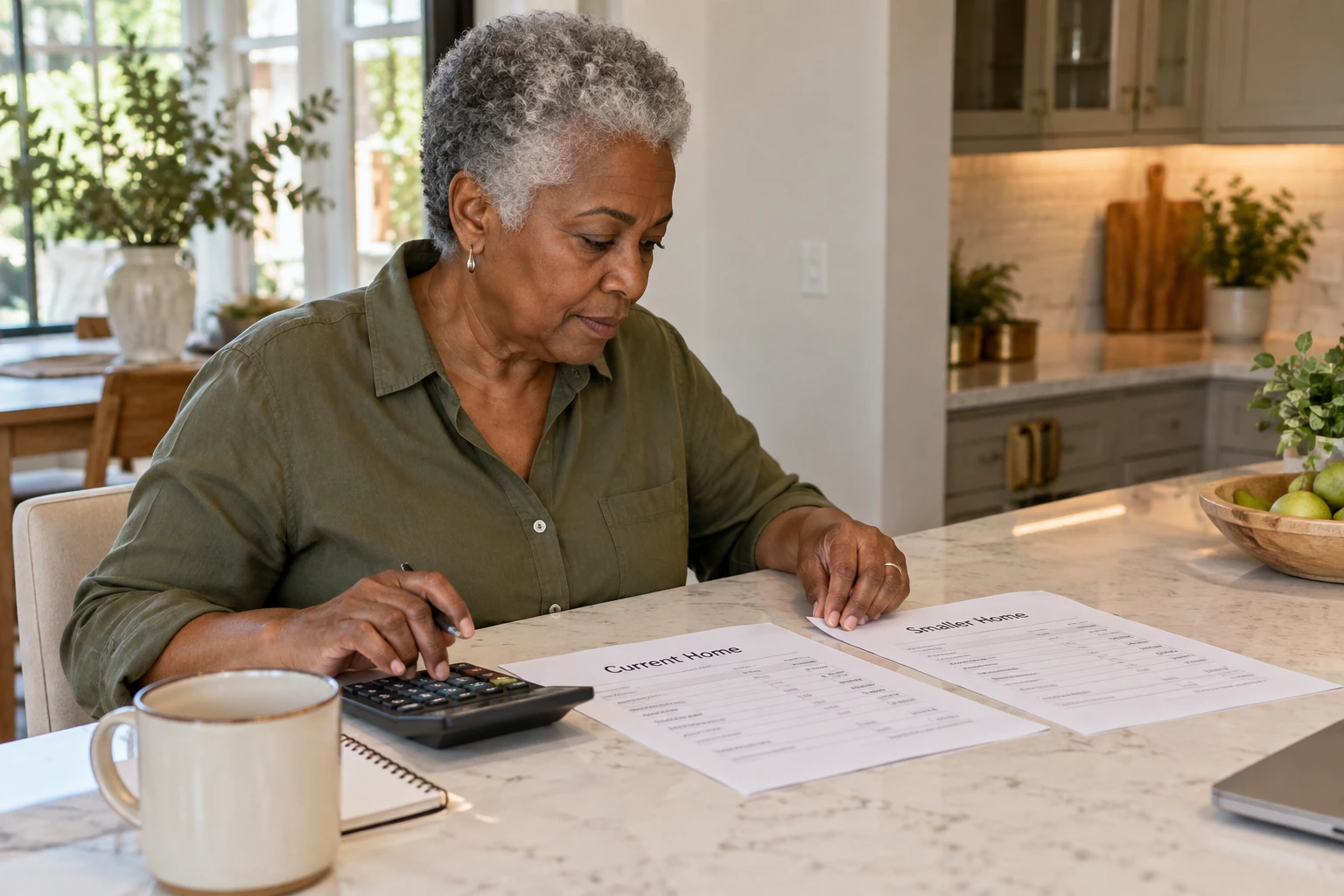 Empty nest and retirement timing planning documents