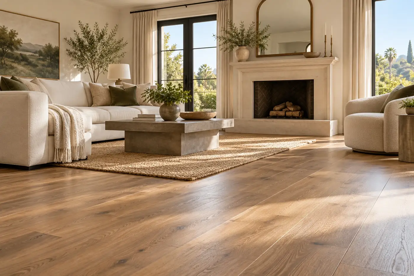 What floor is easiest to clean?