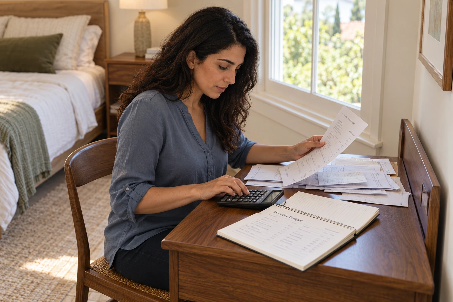 Single-income home affordability documents and keys after divorce