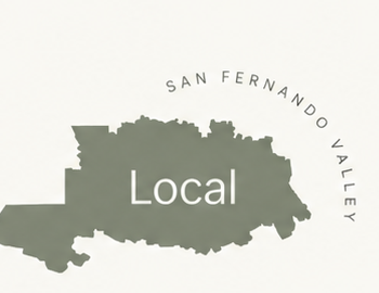 San Fernando Valley map with Local