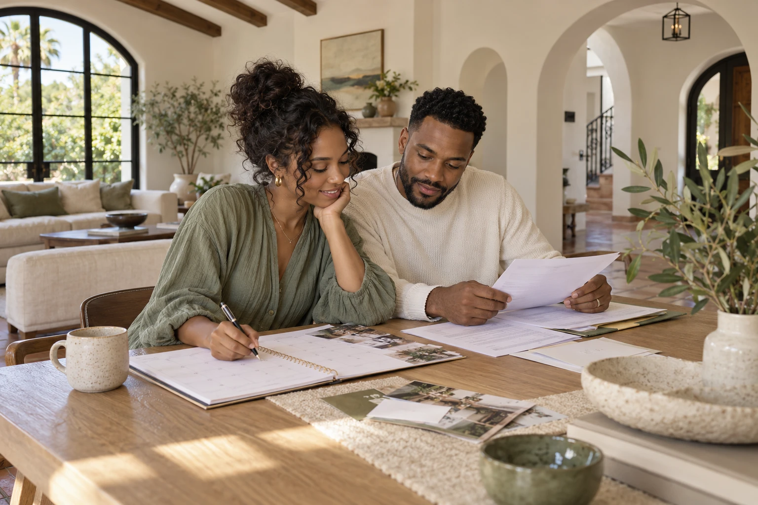 Home planning and shared living scene
