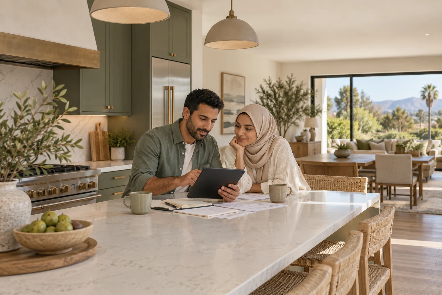 Home planning and shared living scene