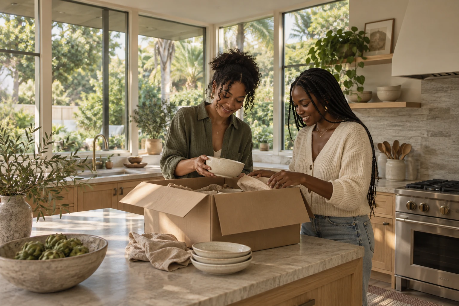 Home planning and shared living scene