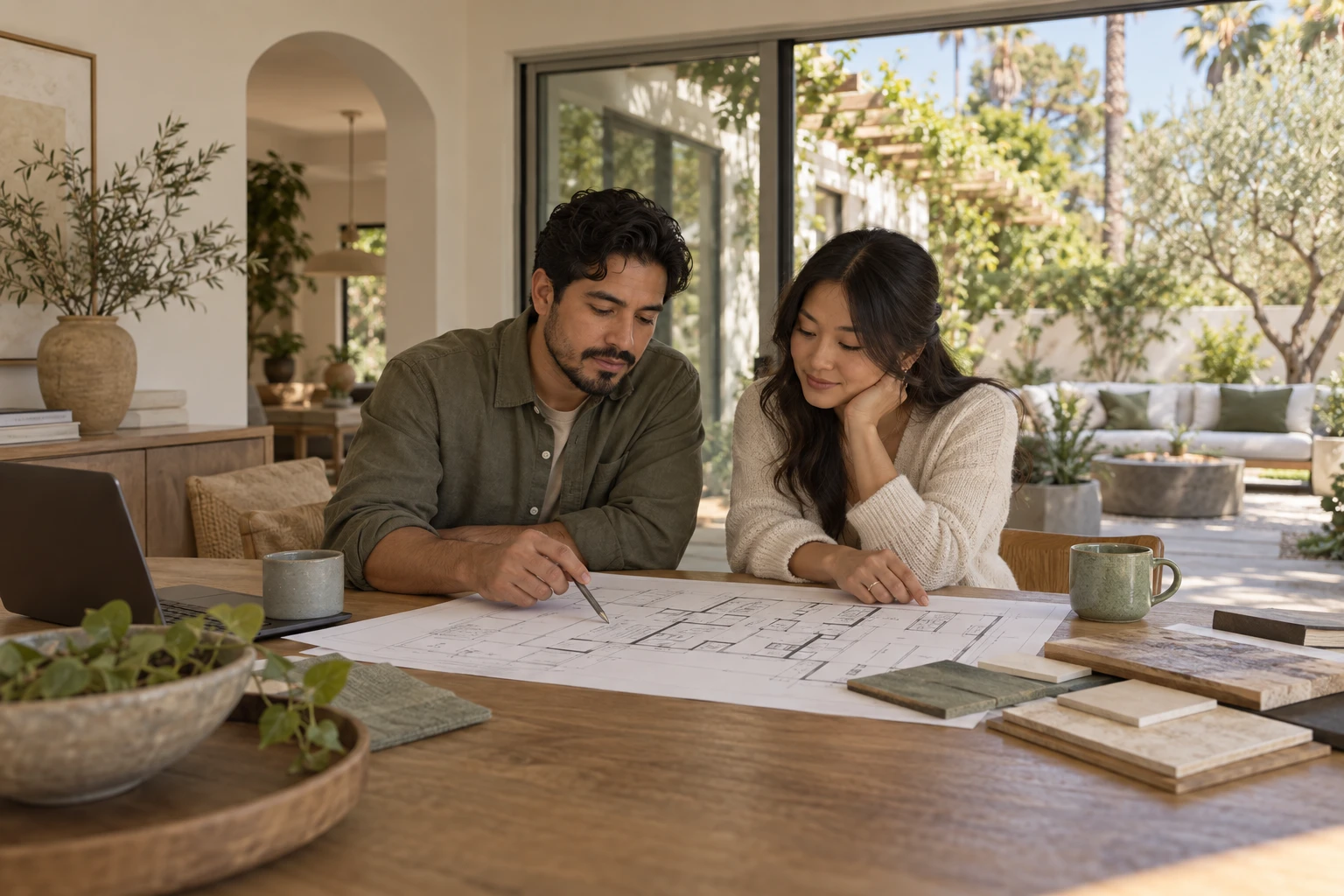 Home planning and shared living scene