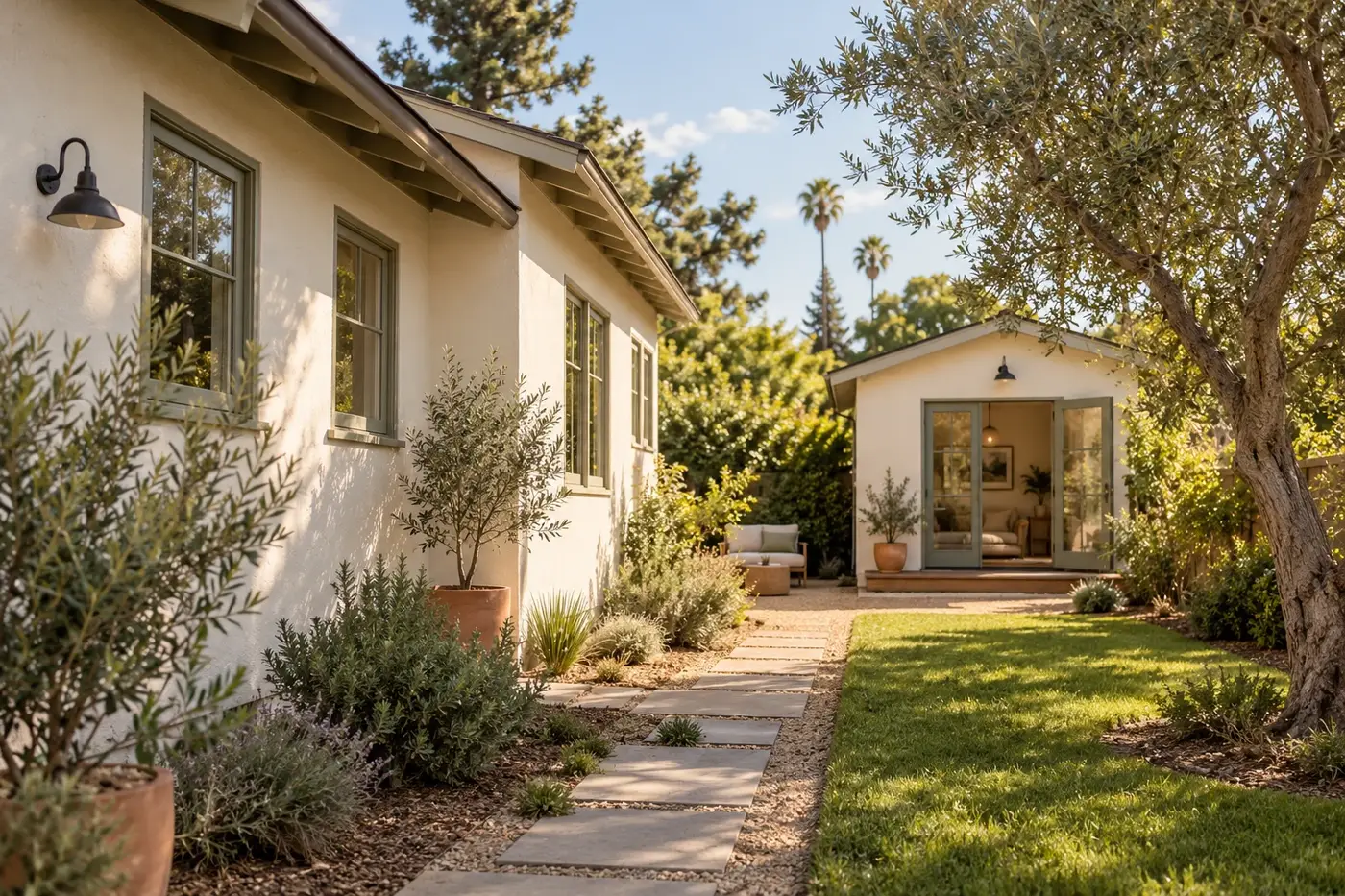 Residential home and garden