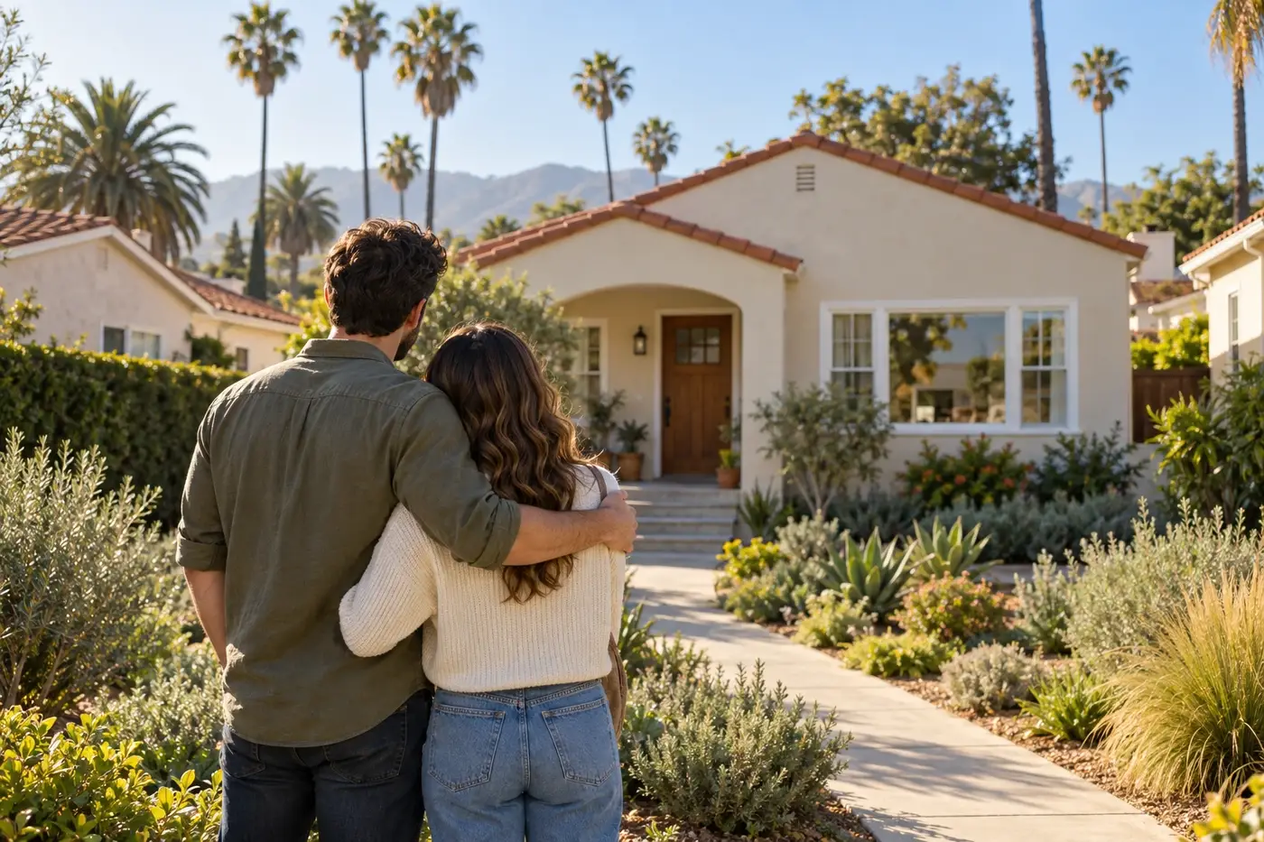 Residential shared home and living scene