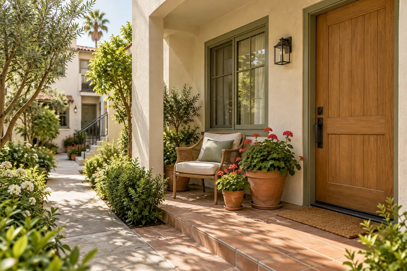 Residential home and garden