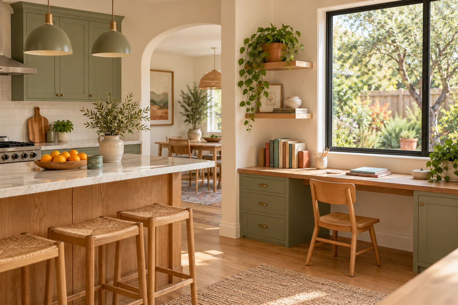Residential family living space
